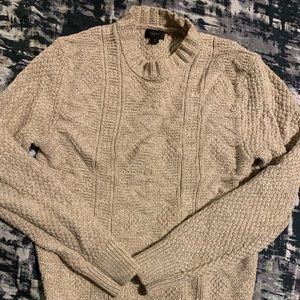 JCREW TAN SWEATER sz XS